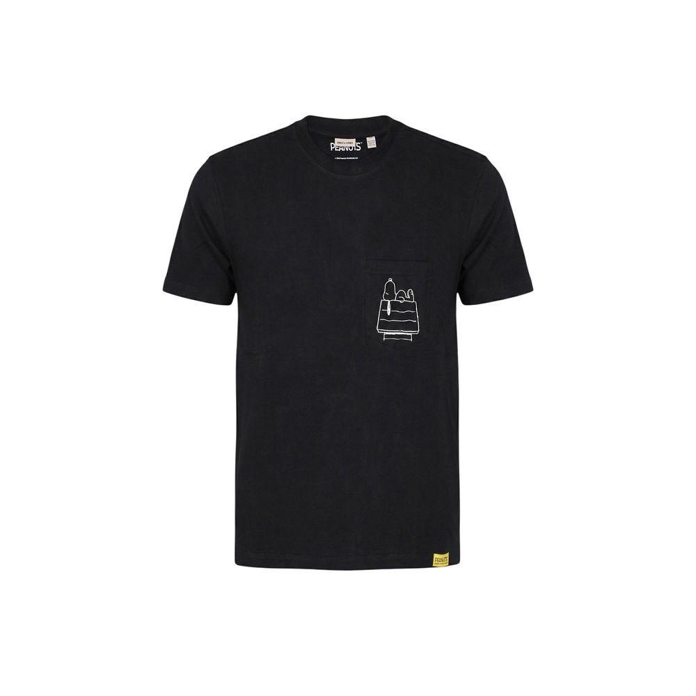 Black Cotton T-Shirt