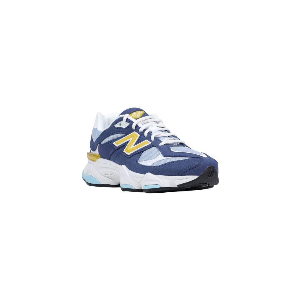 Blue Suede Leather Athletic Sneakers
