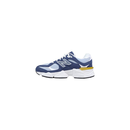 Blue Suede Leather Athletic Sneakers