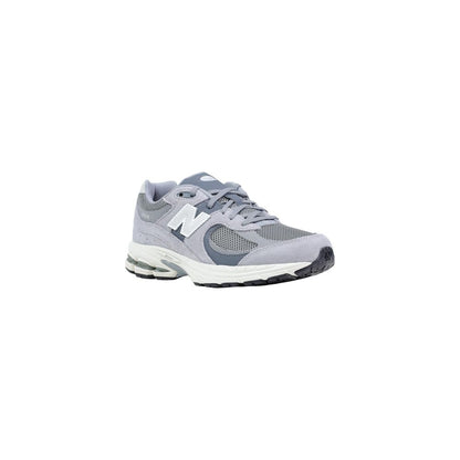 Gray Leather Athletic Sneakers