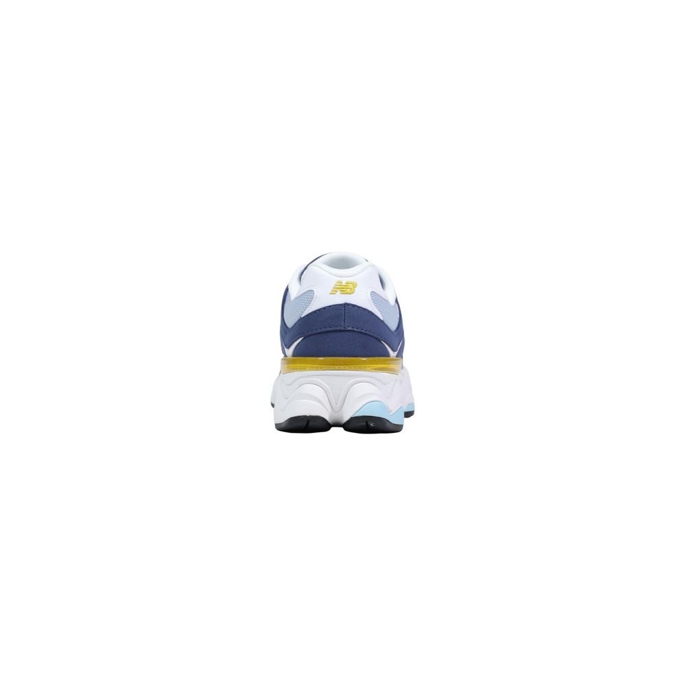 Blue Suede Leather Athletic Sneakers