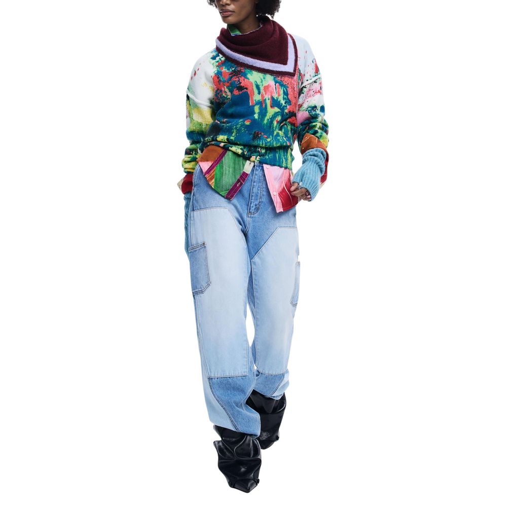 Red Marabou Sweatshirt