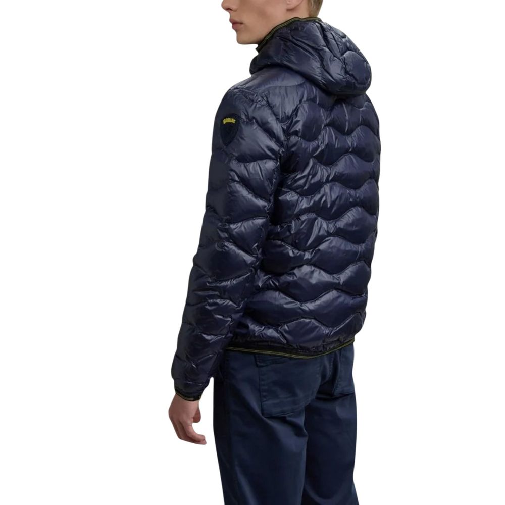 Blue Polyamide Shell Jacket