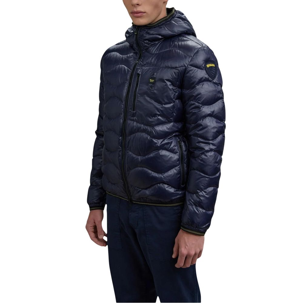 Blue Polyamide Shell Jacket