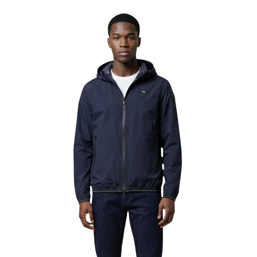 Blue Polyamide Shell Jacket