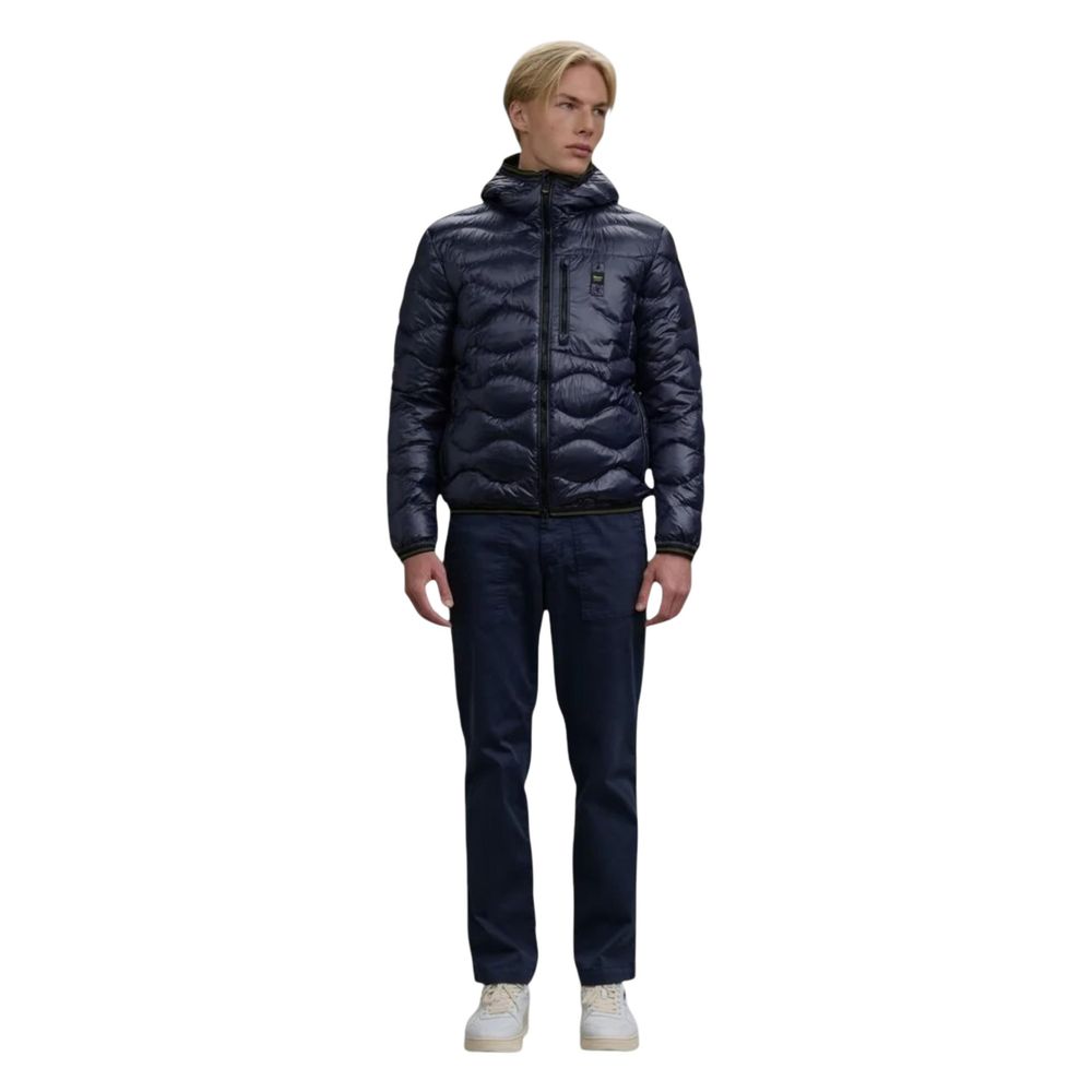 Blue Polyamide Shell Jacket
