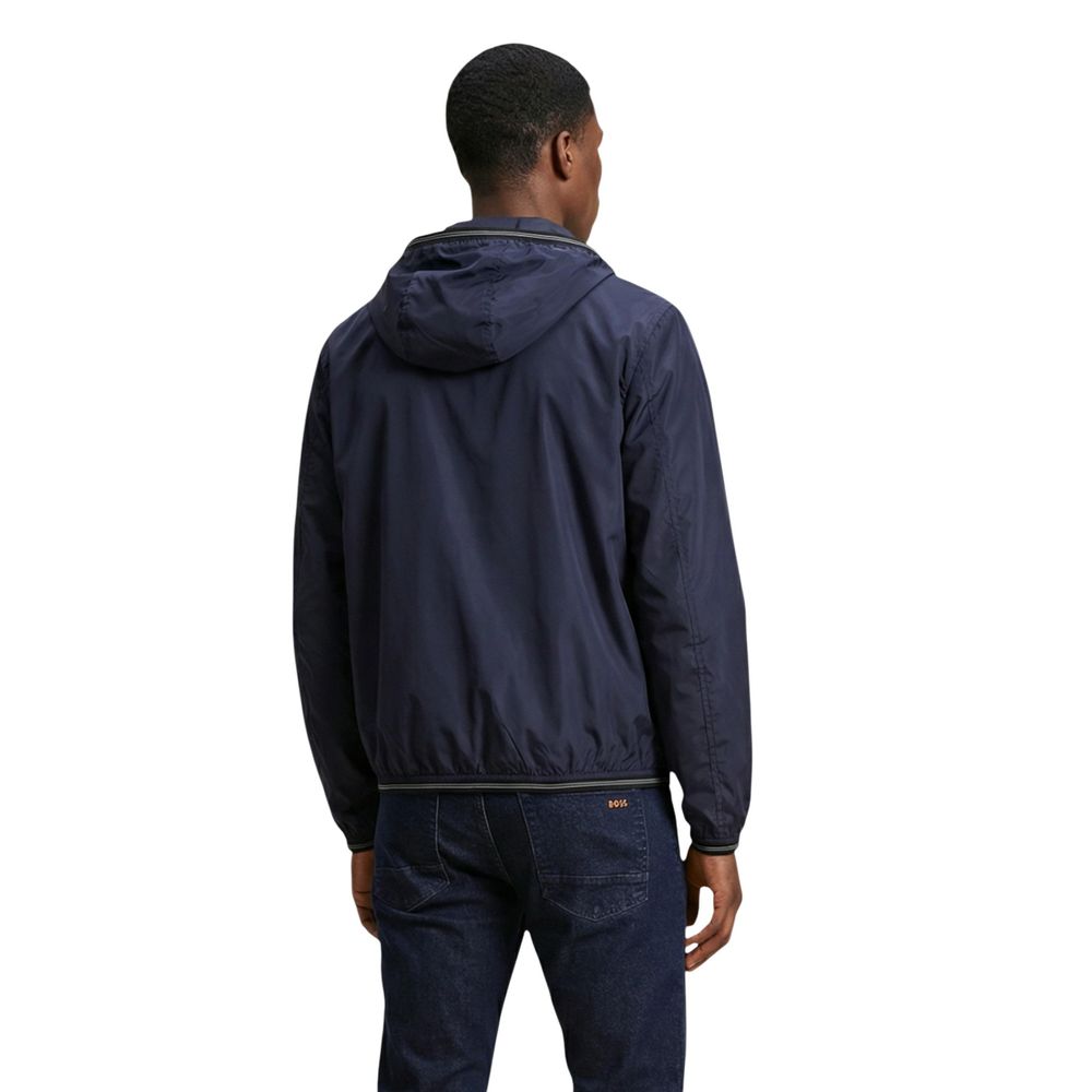 Blue Polyamide Shell Jacket