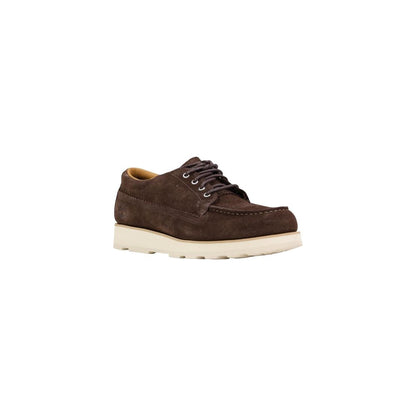 Brown Suede Leather Oxfords And Derbies