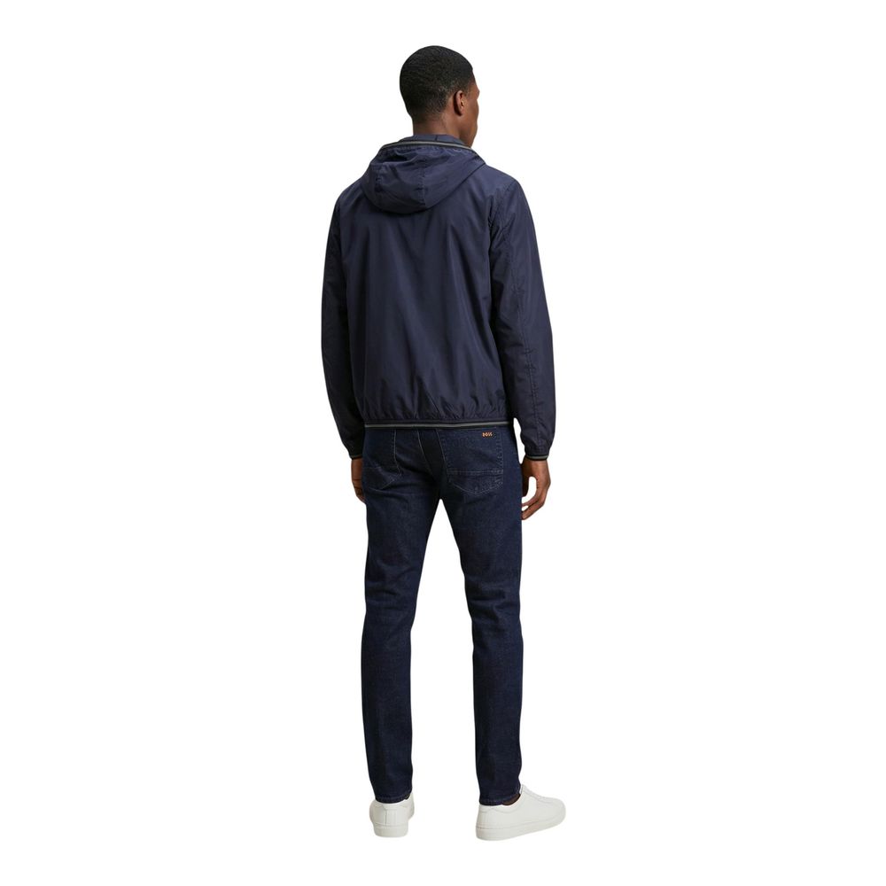 Blue Polyamide Shell Jacket