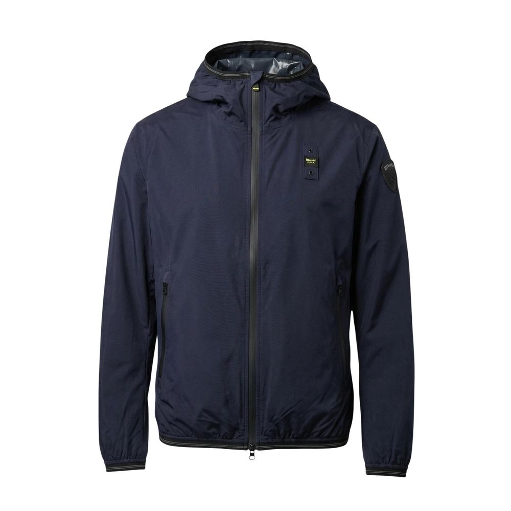 Blue Polyamide Shell Jacket