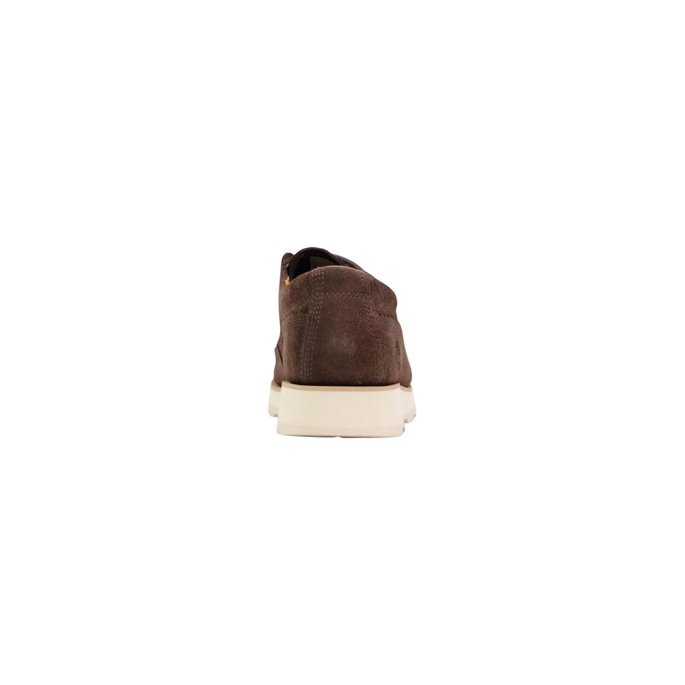 Brown Suede Leather Oxfords And Derbies
