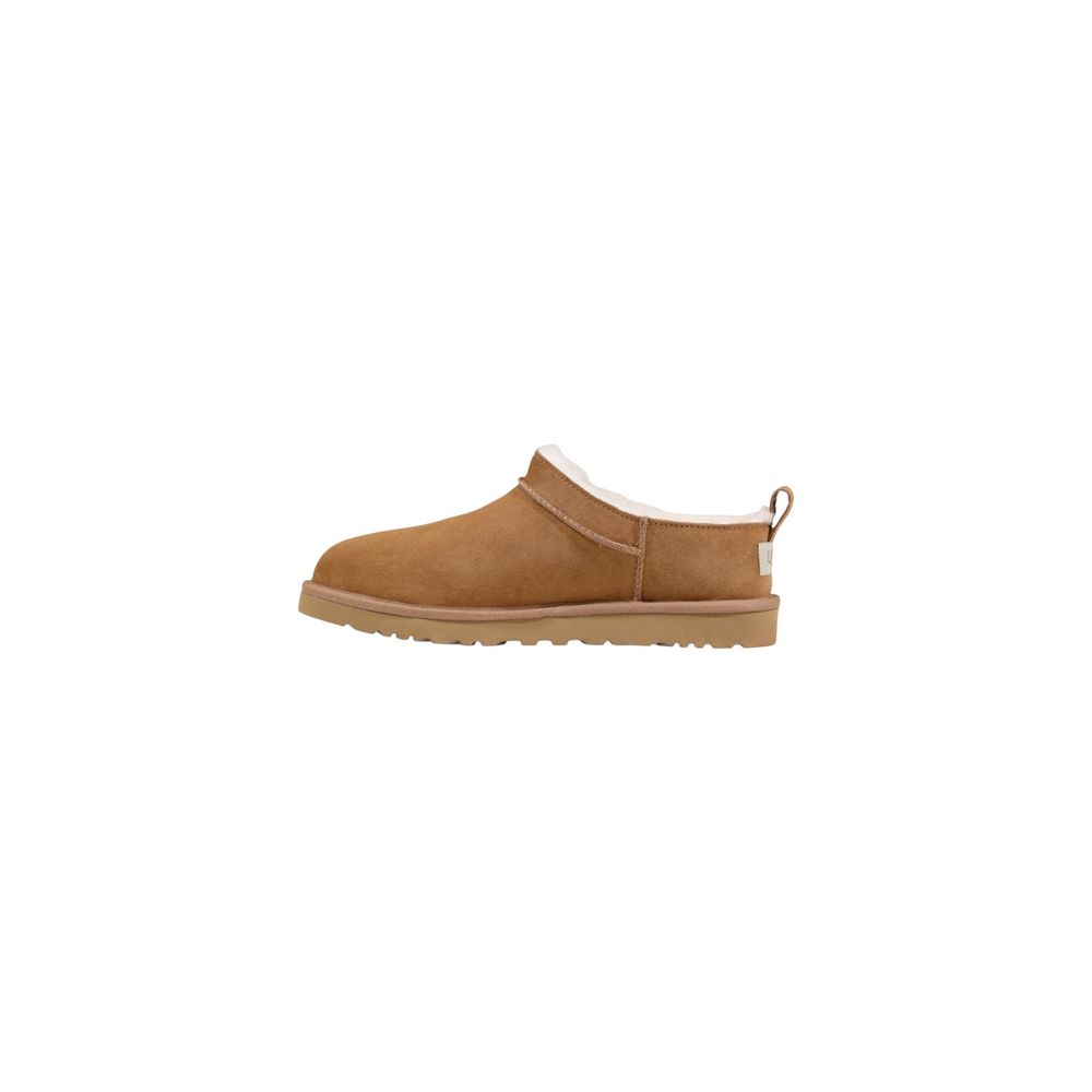 Beige Suede Leather Moccassin