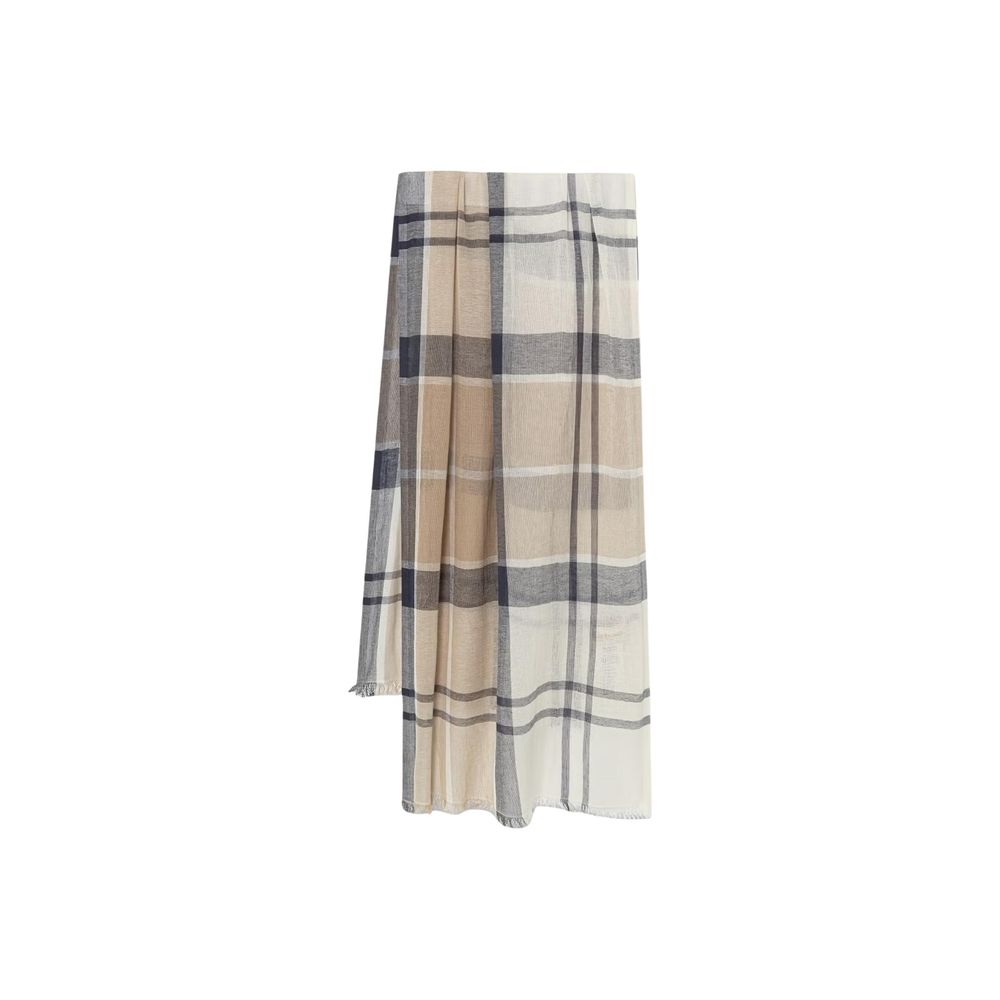Cream Cotton Scarf