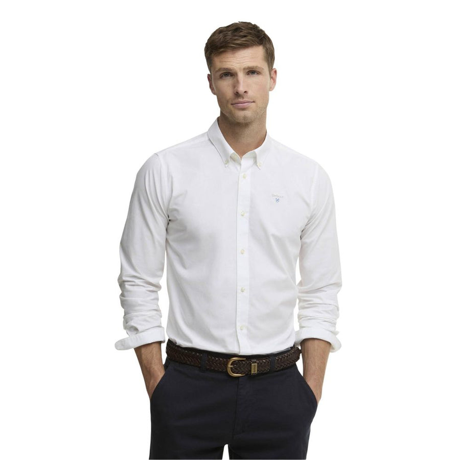 White Cotton Dress Shirt