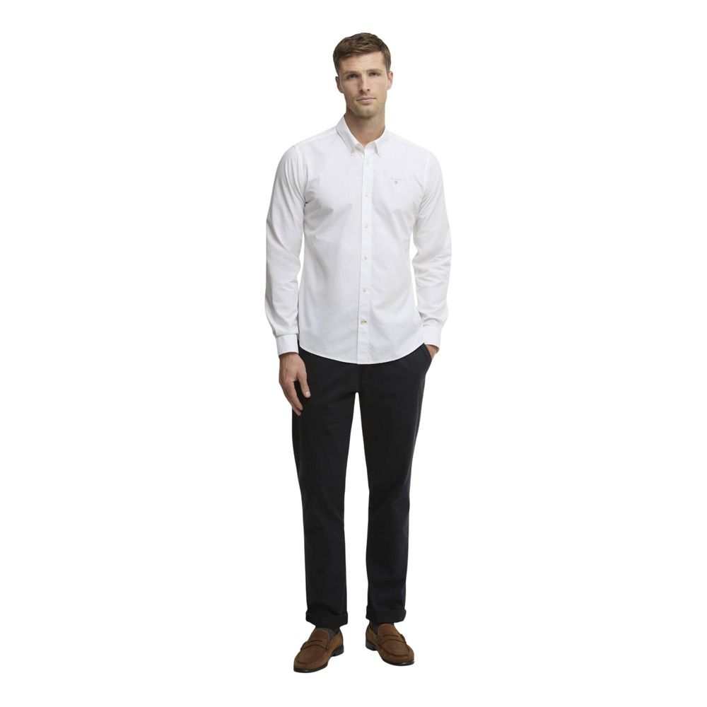 White Cotton Dress Shirt