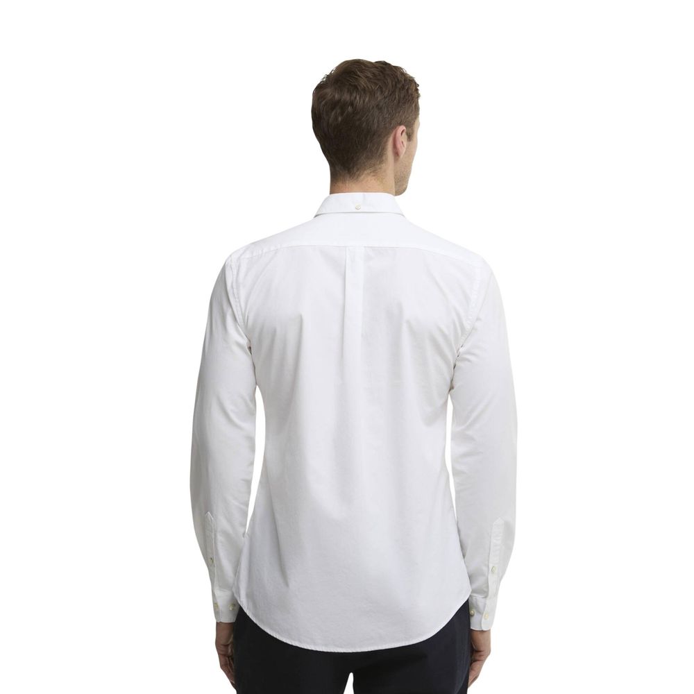 White Cotton Dress Shirt