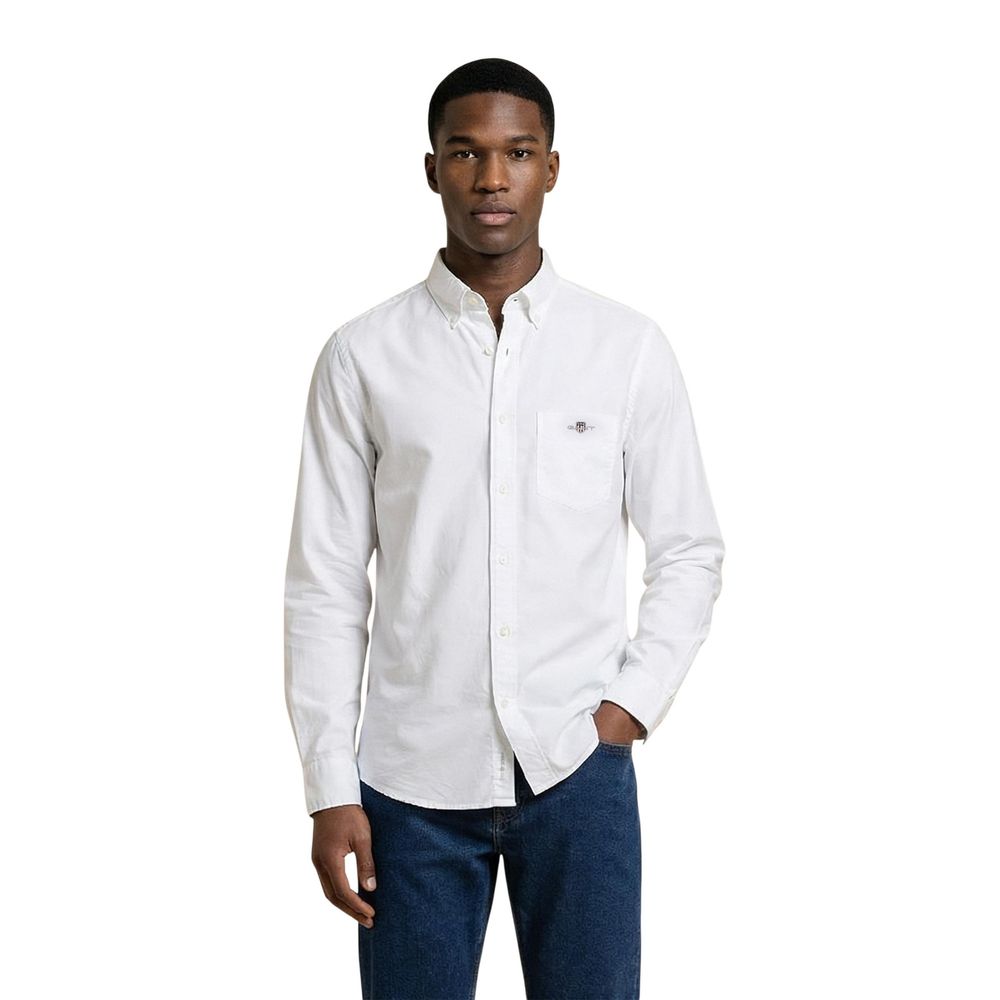 White Cotton Dress Shirt