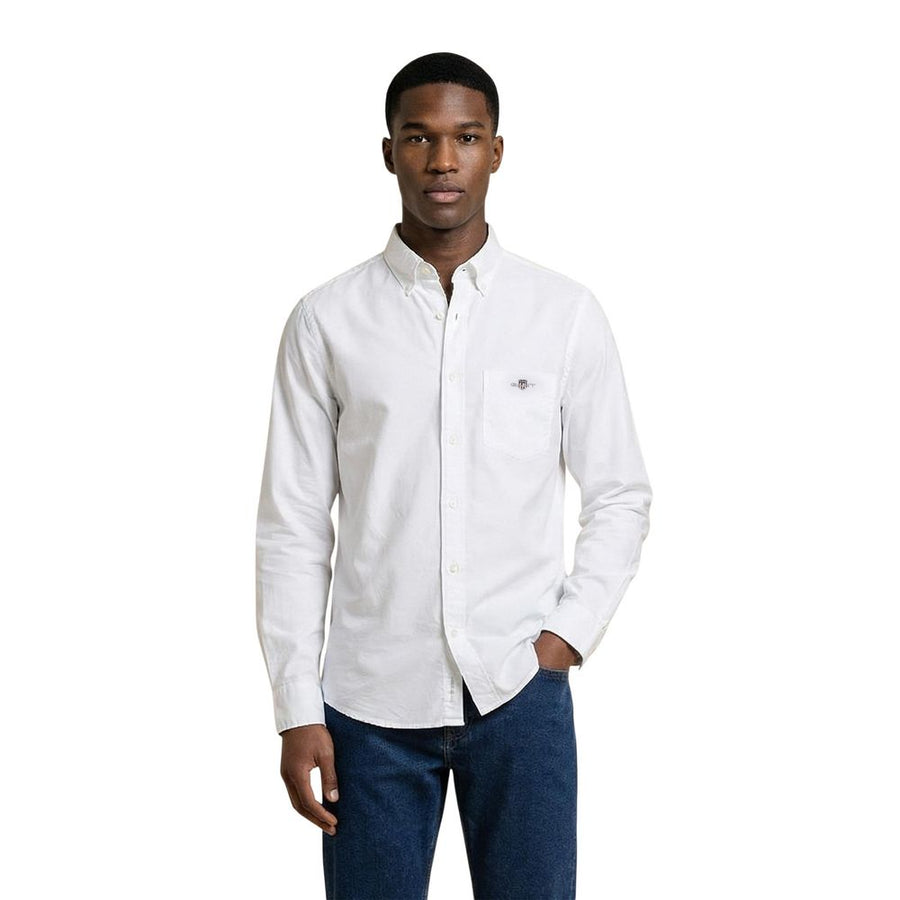 White Cotton Dress Shirt