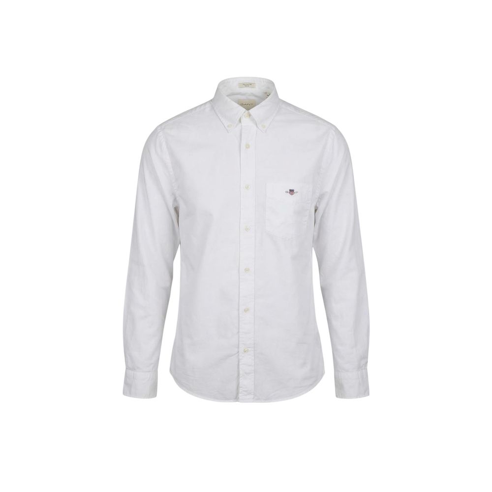 White Cotton Dress Shirt