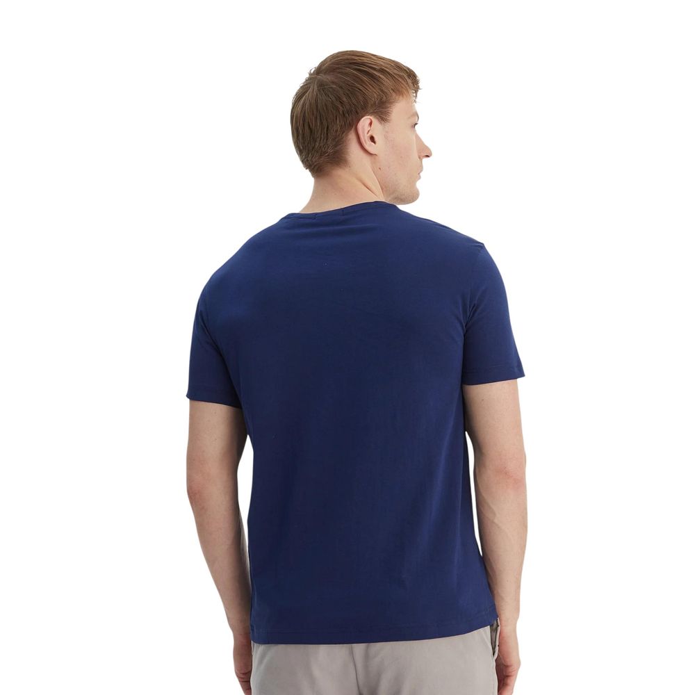 Blue Cotton T-Shirt
