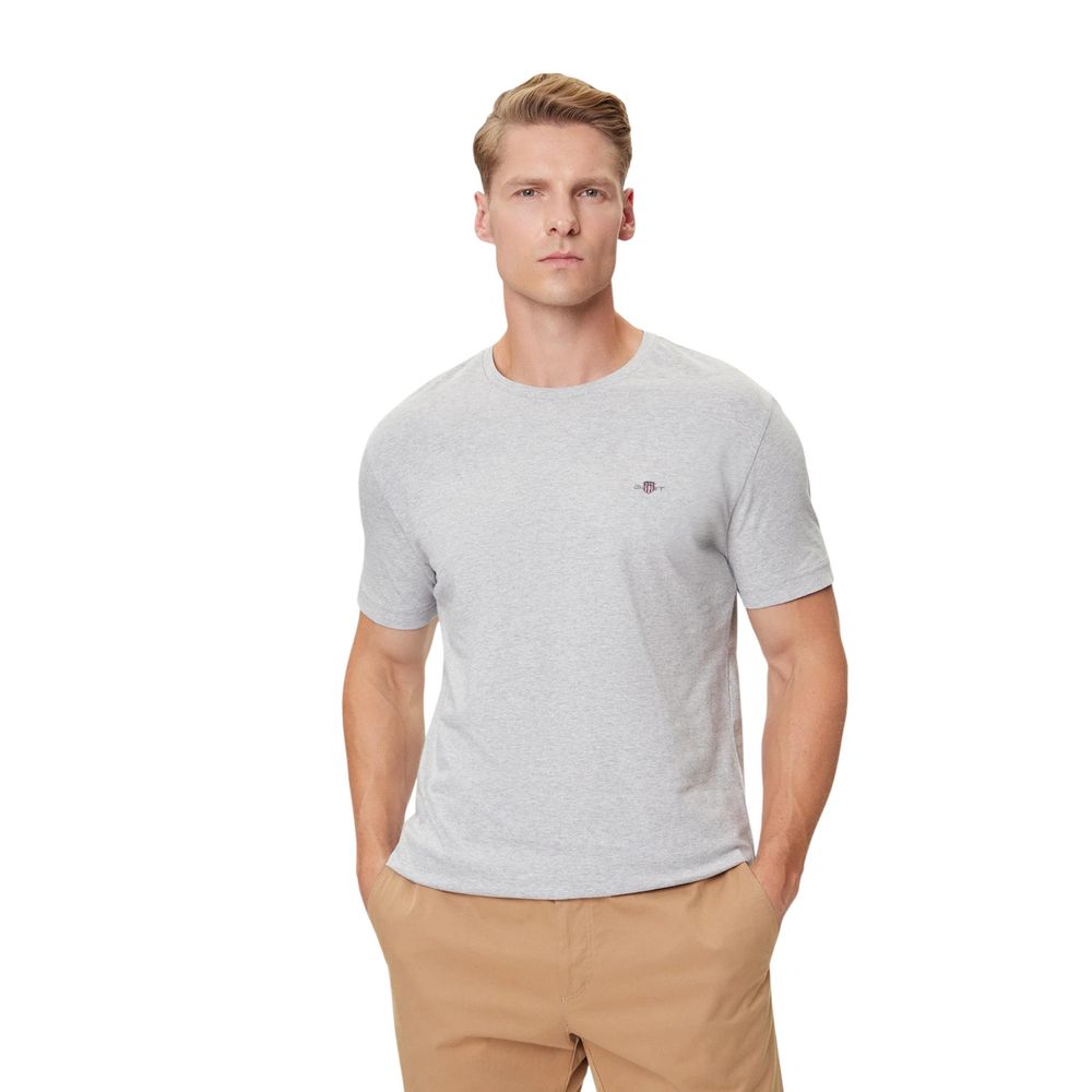 Gray Cotton T-Shirt
