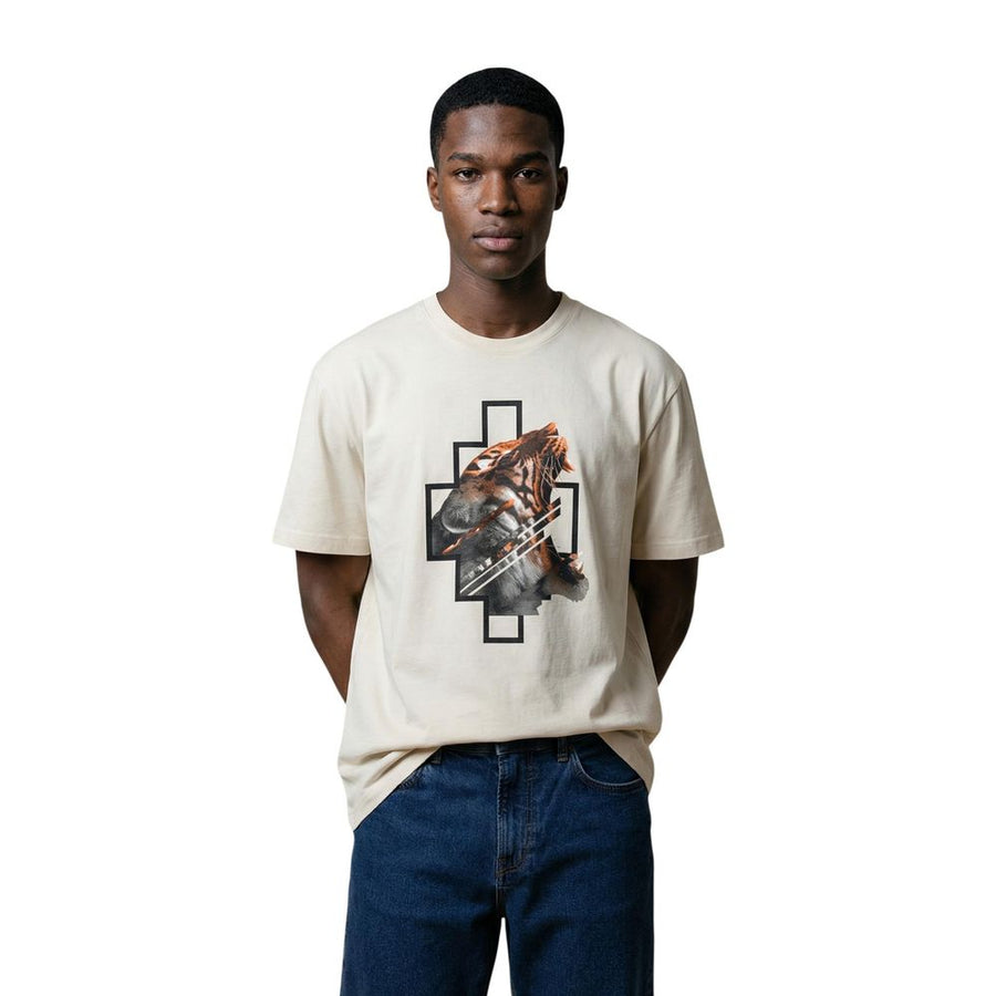 Beige Cotton T-Shirt