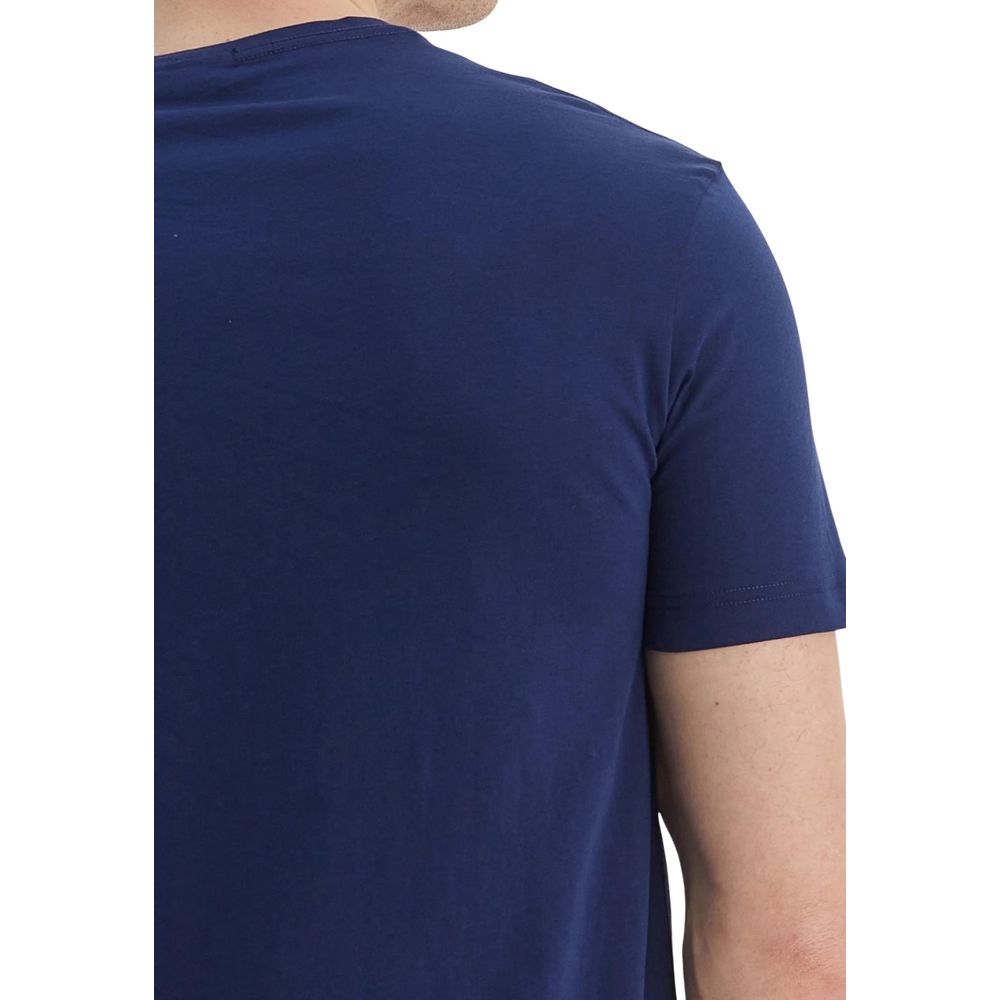 Blue Cotton T-Shirt