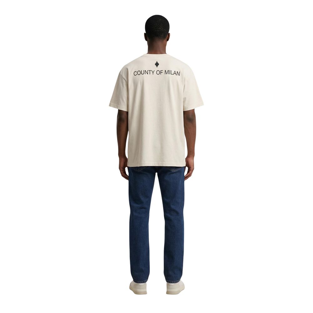 Beige Cotton T-Shirt