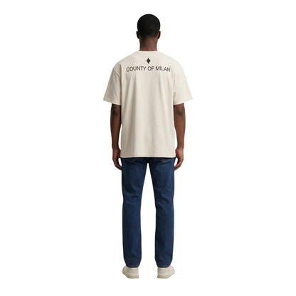 Beige Cotton T-Shirt