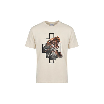 Beige Cotton T-Shirt