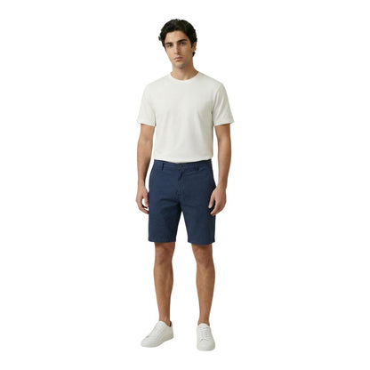 Blue Cotton Shorts