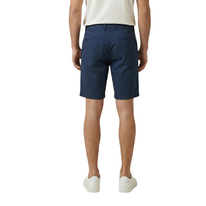 Blue Cotton Shorts