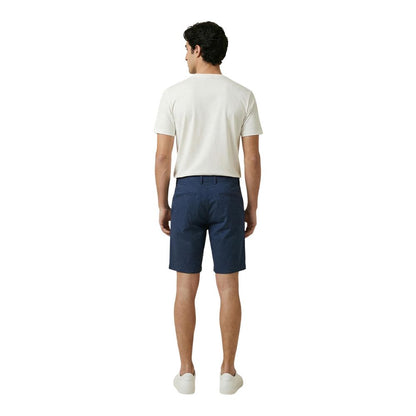 Blue Cotton Shorts