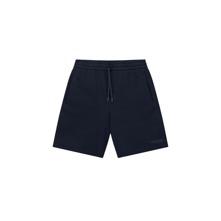 Blue Cotton Knee Length