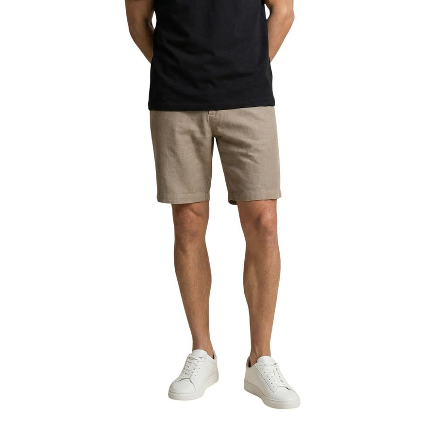 Green Cotton Bermuda Shorts