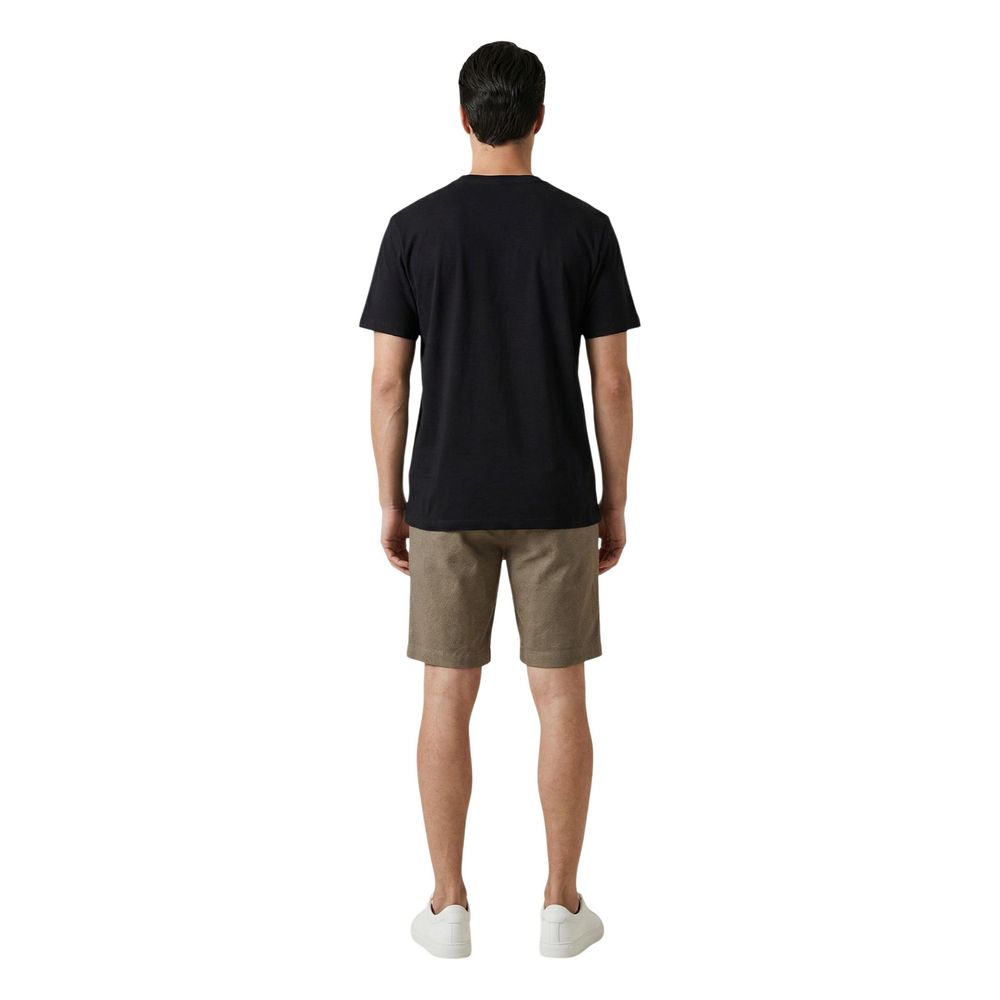 Green Cotton Bermuda Shorts