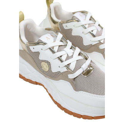 Bicolor Polyethylene Athletic Sneakers