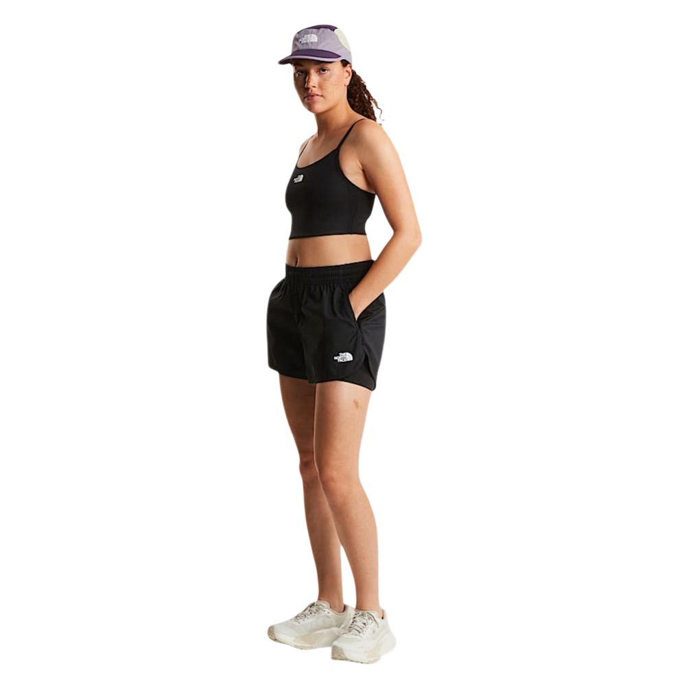 Black Recycled Polyester Knee Length