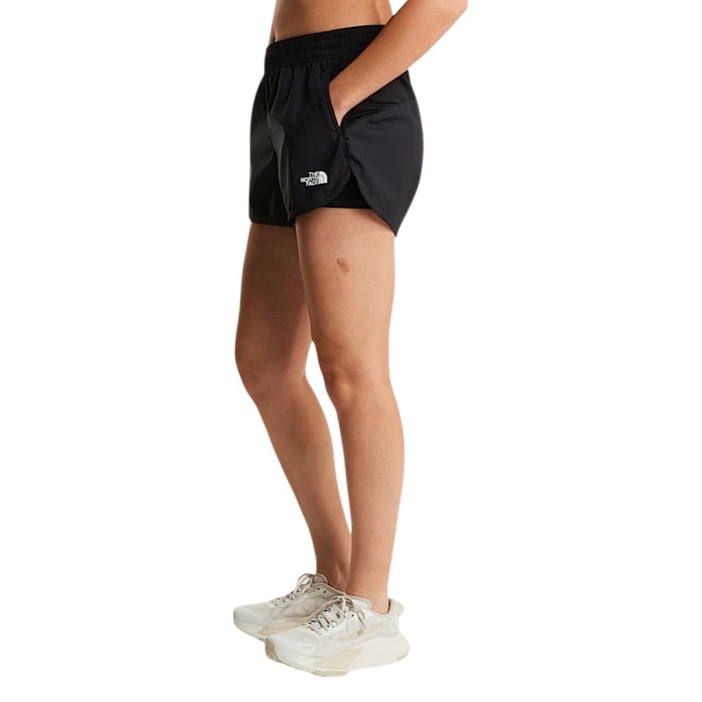 Black Recycled Polyester Knee Length