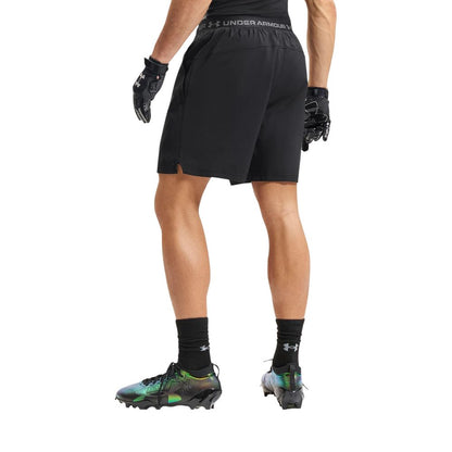 Black And White Polyester Bermuda Shorts