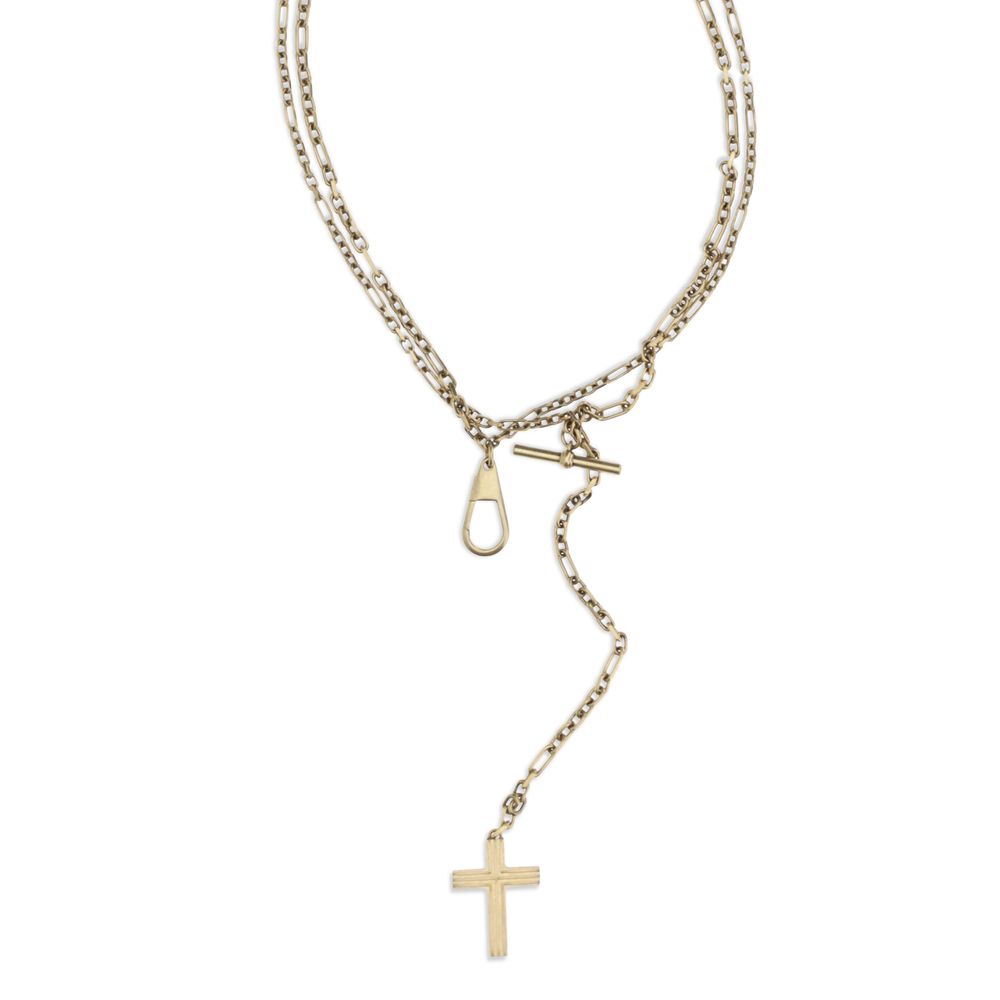 Gold Brass Keychain