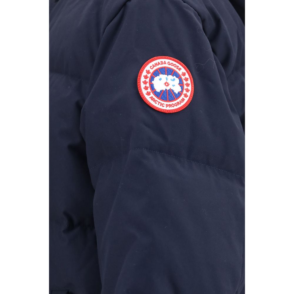 Blue Recycled Polyester Parka
