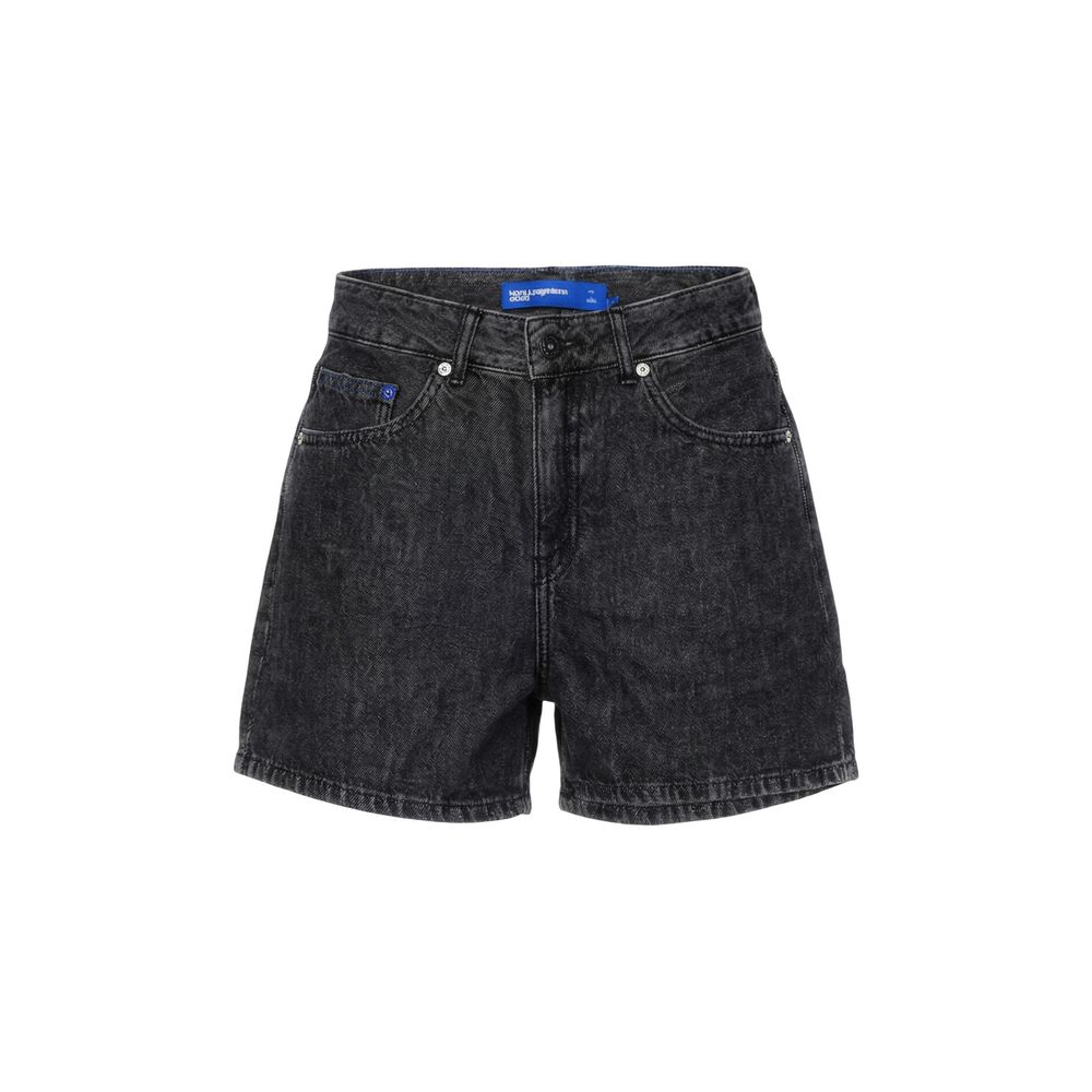 Black Denim Shorts