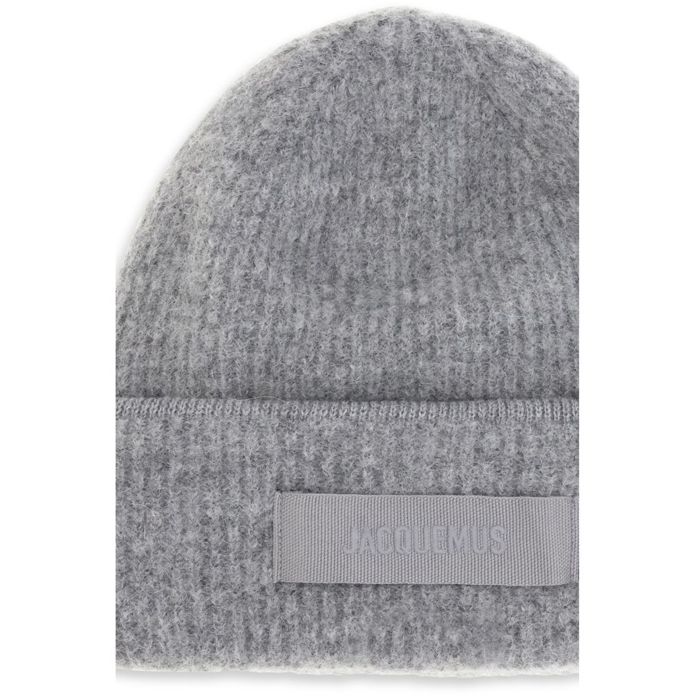 Gray Alpaca Vicugna Pacos Beanie