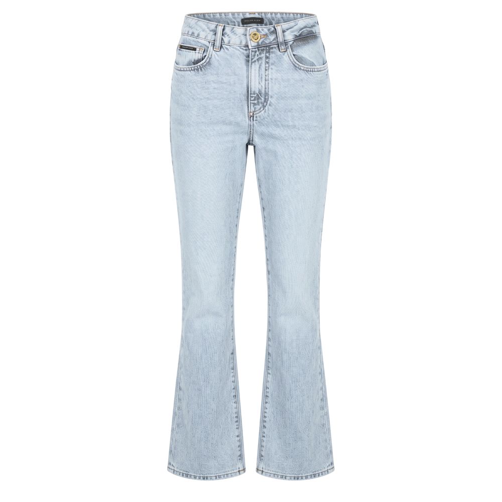 Blue Cotton Women's Jeans