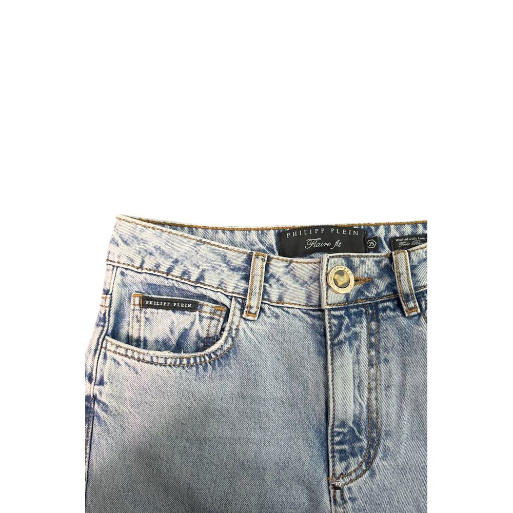 Blue Cotton Women's Jeans