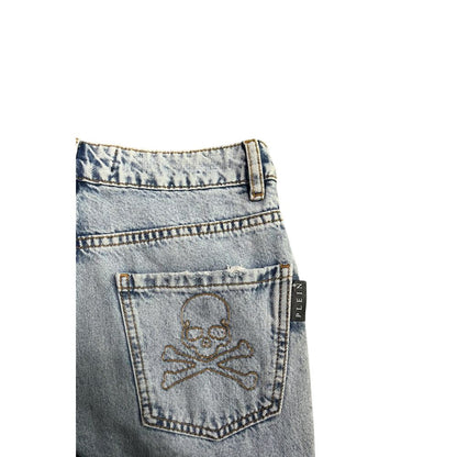 Blue Cotton Women's Jeans