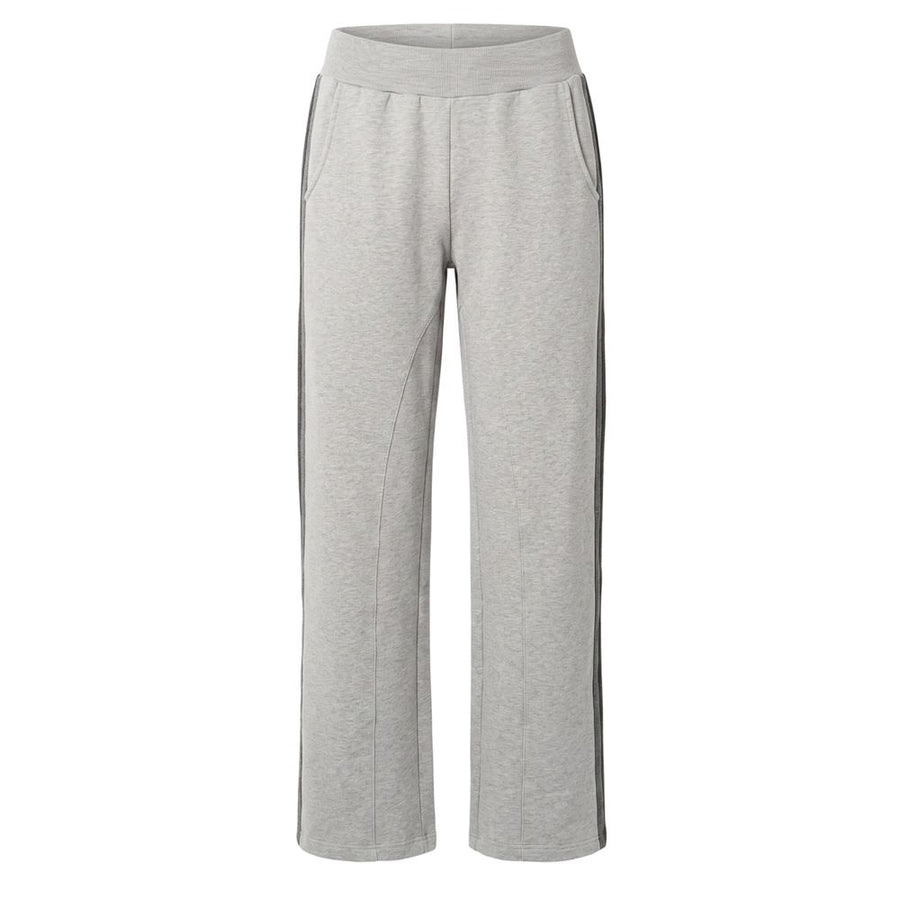 Grey Cotton Women's Pants