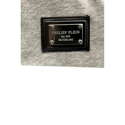 Grey Cotton Women's Pants