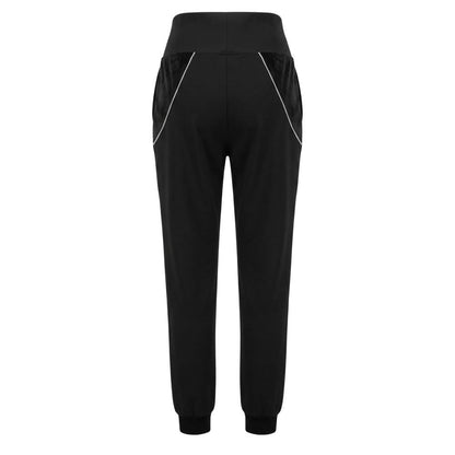 Black Cotton Women's Sweatpant